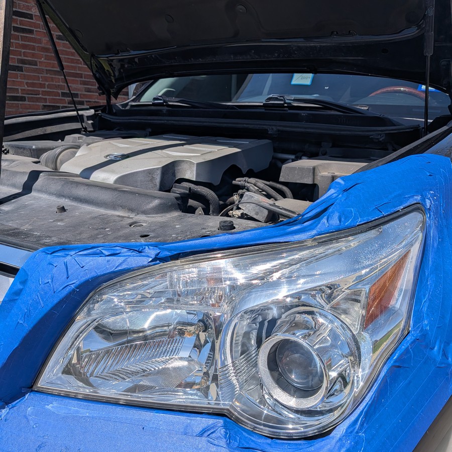 Headlight after Lonestar restoration